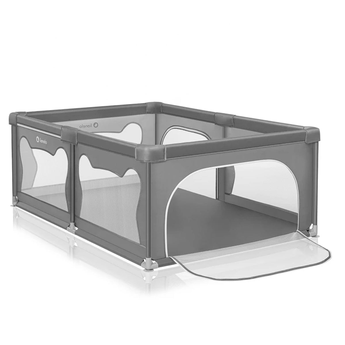 Lionelo Willow Playpen - Grey Concrete